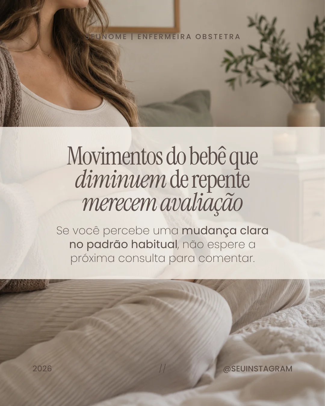 Post para feed de enfermagem obstétrica 7