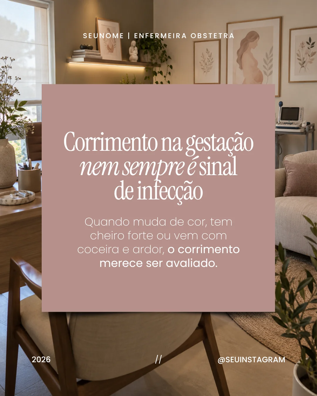 Post para feed de enfermagem obstétrica 8