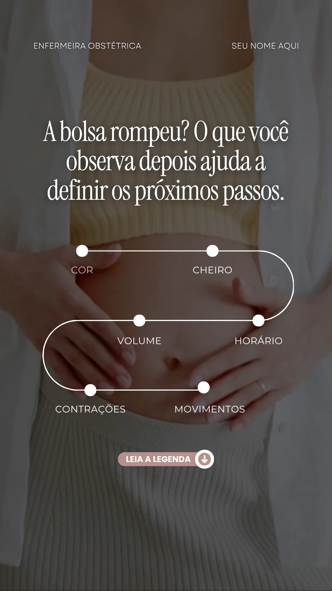 Prévia do Pack de Reels Enfermagem Obstétrica 3