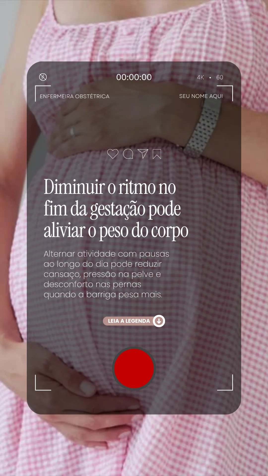 Prévia 1 do Pack de Reels Enfermagem Obstétrica