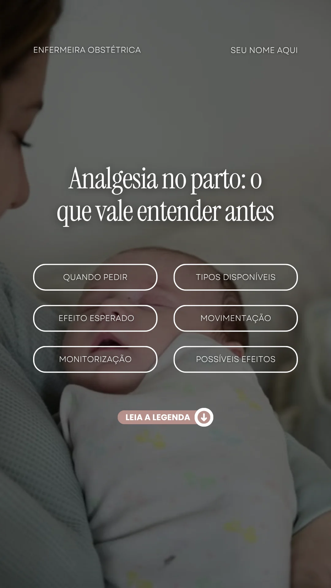 Prévia do Pack de Reels Enfermagem Obstétrica 10